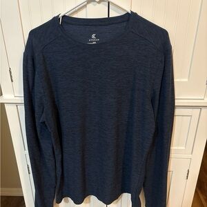 Kyodan Men’s Athletic Long Sleeve Performance Top Medium Gym Training